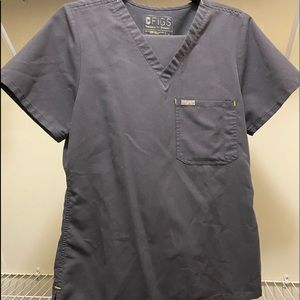 Gray FIGS older style scrubs both size small